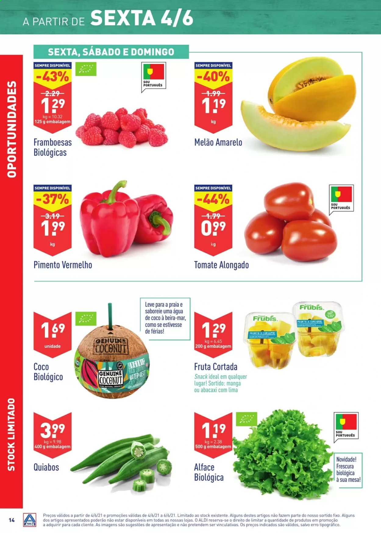 Folheto Aldi - 2.6.2021 - 8.6.2021. Página 14