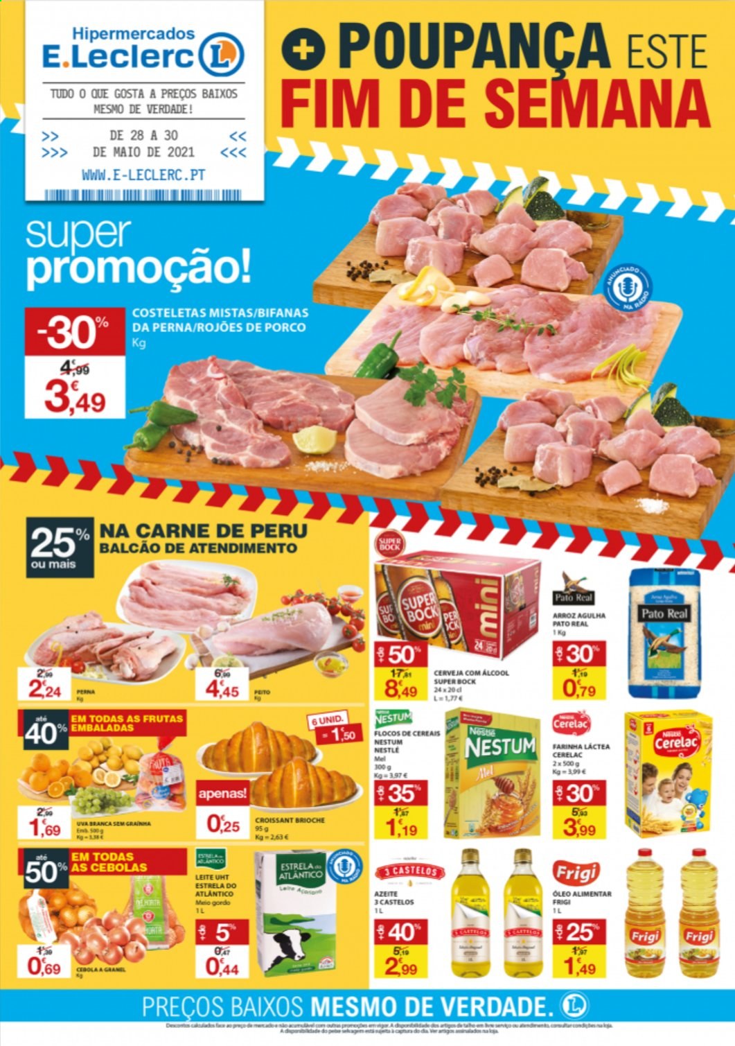 Folheto E.Leclerc - 28.5.2021 - 30.5.2021. Página 1