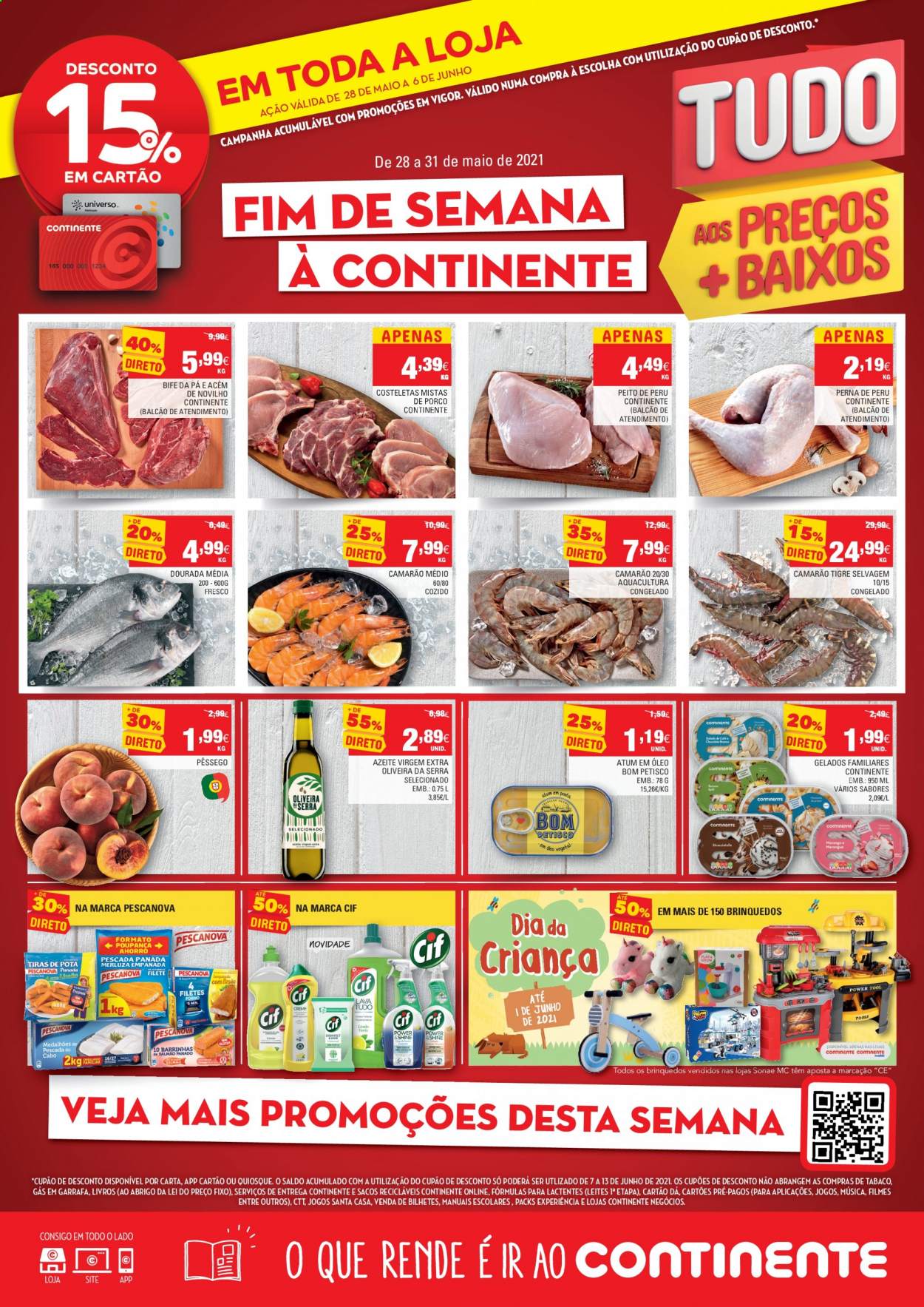 Folheto Continente - 28.5.2021 - 31.5.2021. Página 1