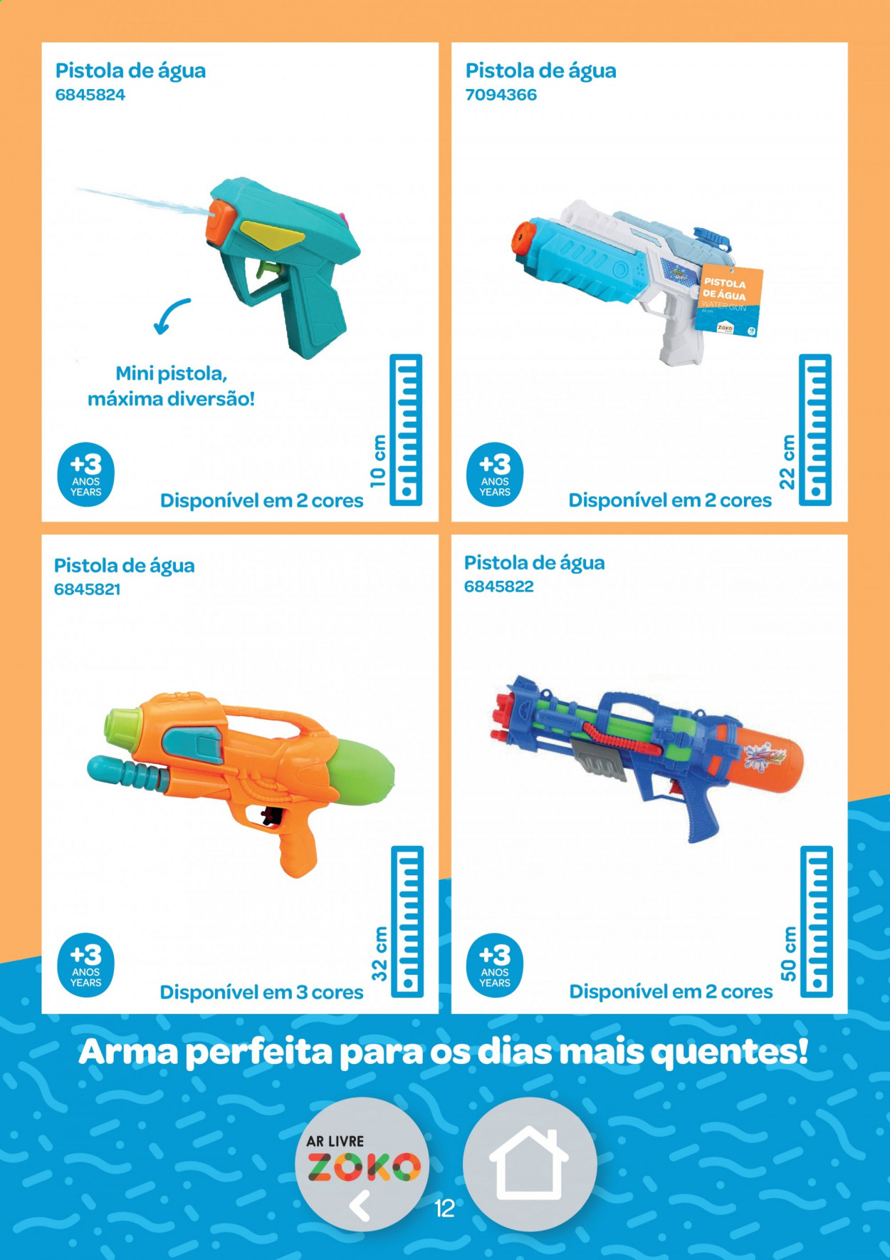 thumbnail - Folheto Continente - Produtos em promoção - pistola, pistola de água. Página 12.