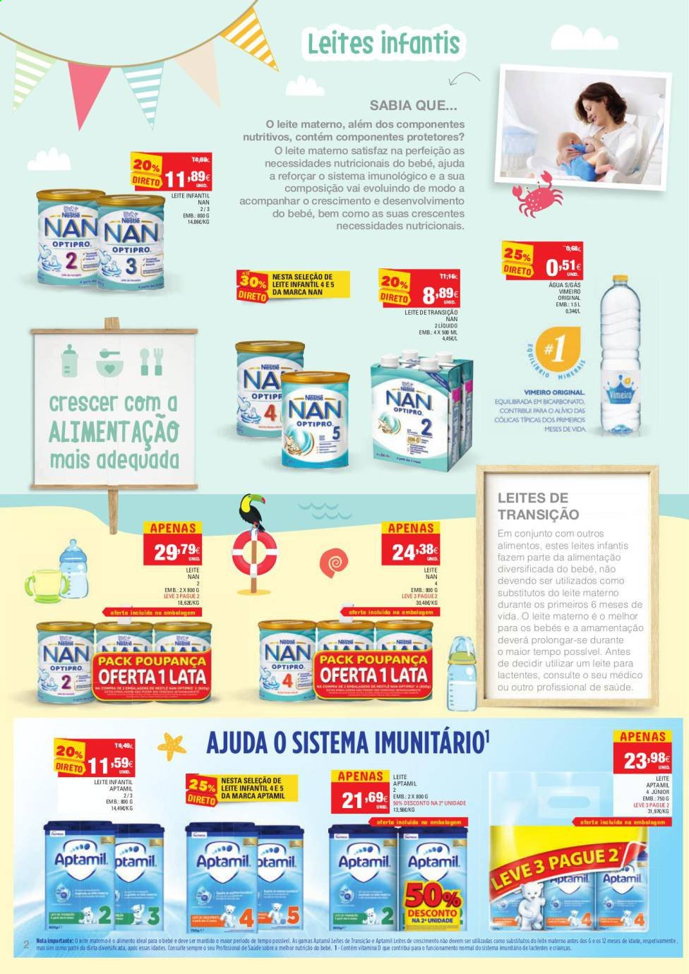 thumbnail - Folheto Continente - 1.6.2021 - 13.6.2021 - Produtos em promoção - leite NAN, Vitamina D. Página 2.