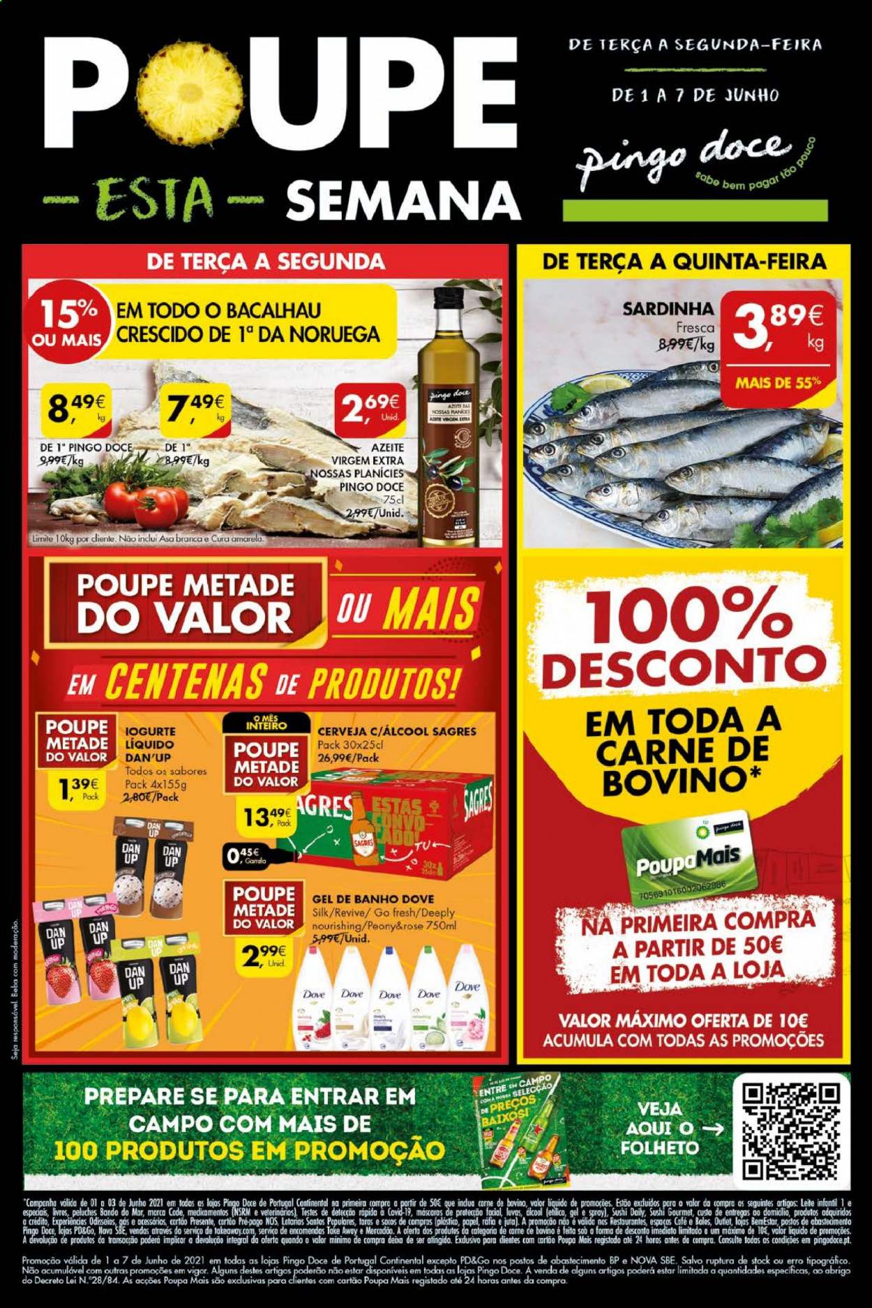Folheto Pingo Doce - 1.6.2021 - 7.6.2021. Página 1