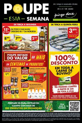 Folheto Pingo Doce - 1.6.2021 - 7.6.2021.