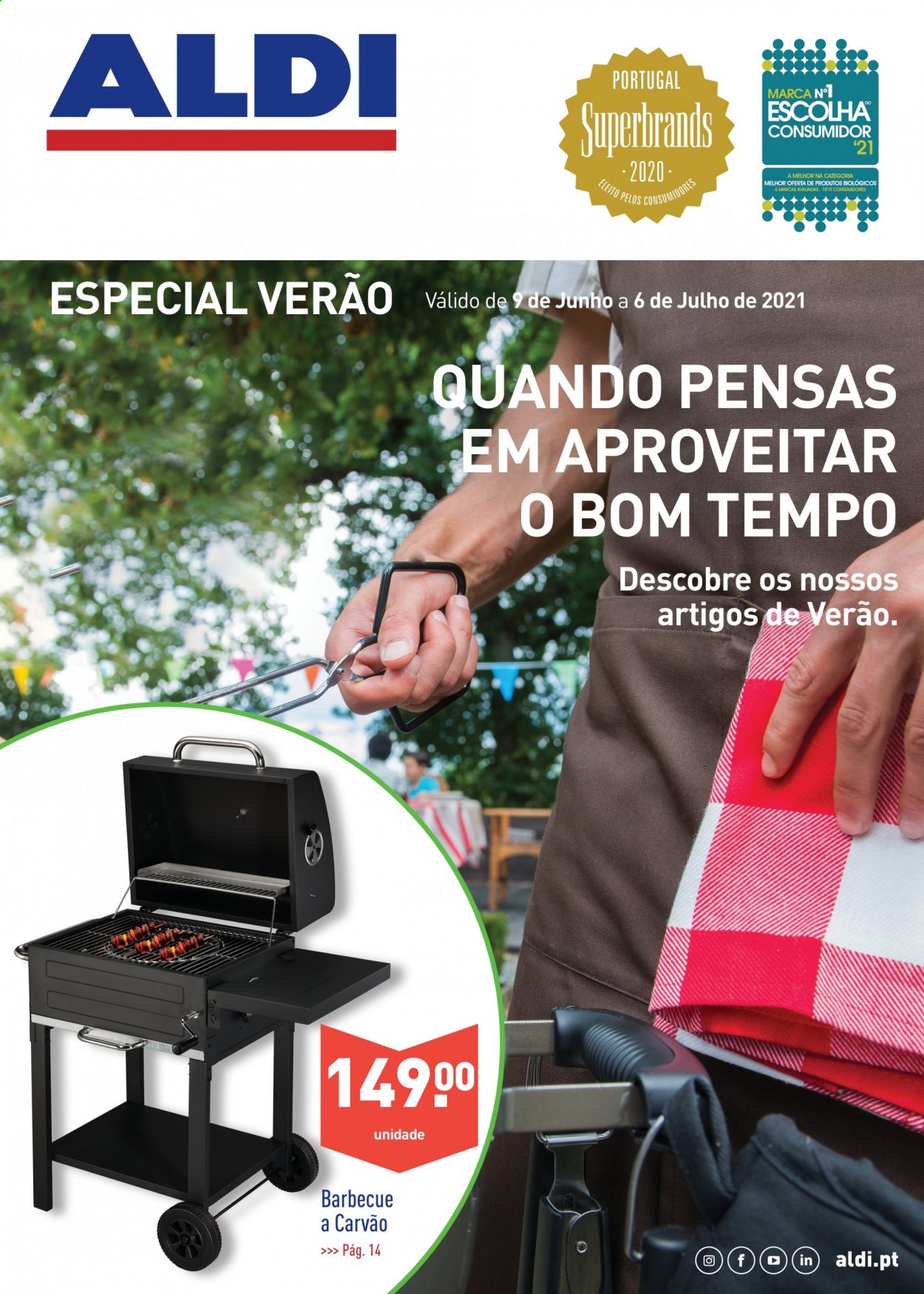 Folheto Aldi - 9.6.2021 - 6.7.2021. Página 1