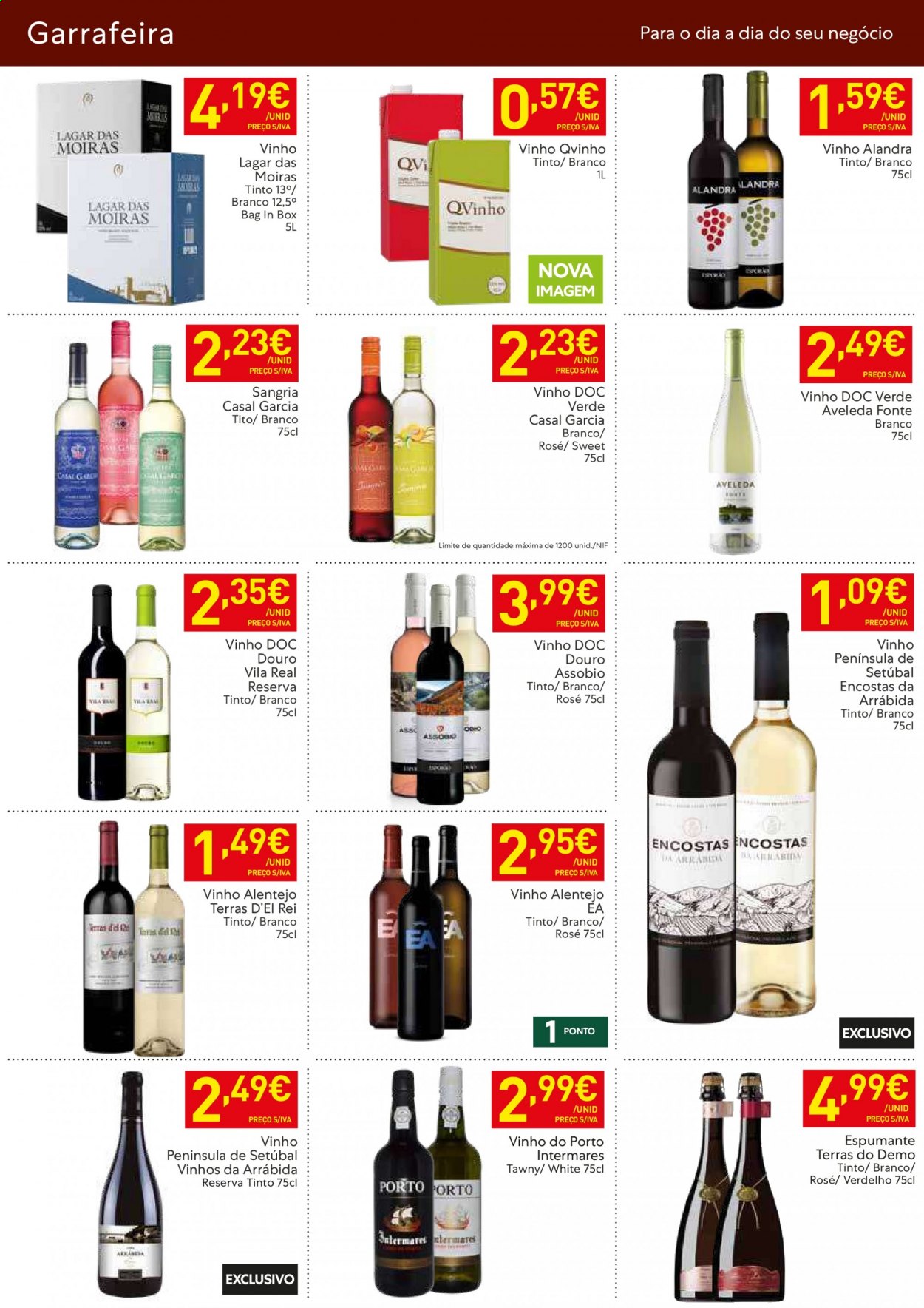 thumbnail - Folheto Recheio - 15.6.2021 - 21.6.2021 - Produtos em promoção - vinho, espumante, vinho do Porto. Página 15.