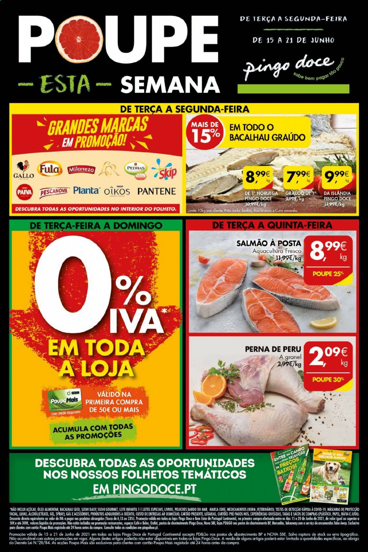 Folheto Pingo Doce - 15.6.2021 - 21.6.2021. Página 1