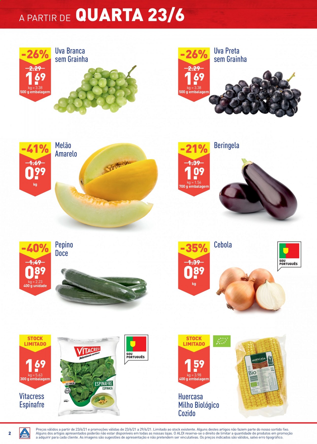 Folheto Aldi - 23.6.2021 - 29.6.2021. Página 2