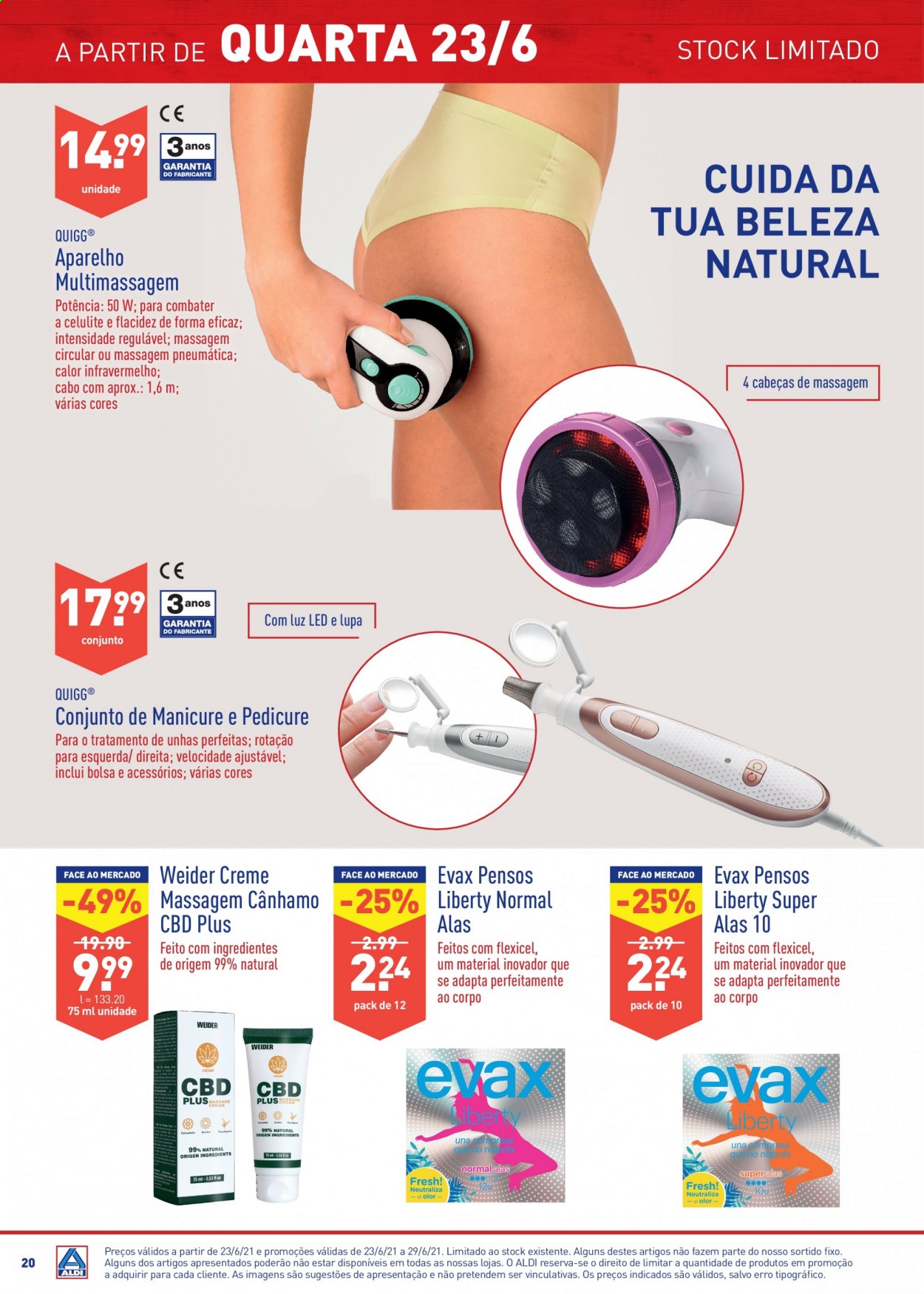 Folheto Aldi - 23.6.2021 - 29.6.2021. Página 20