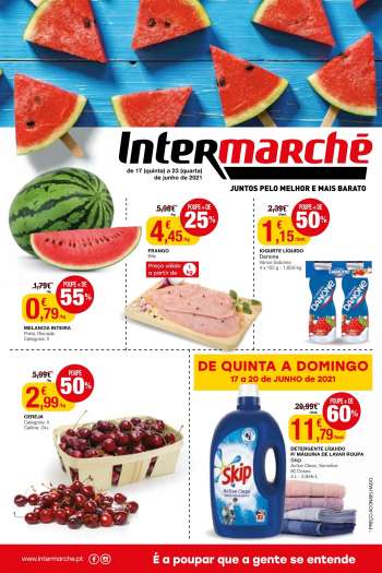 Folheto Intermarché - 17.6.2021 - 23.6.2021.