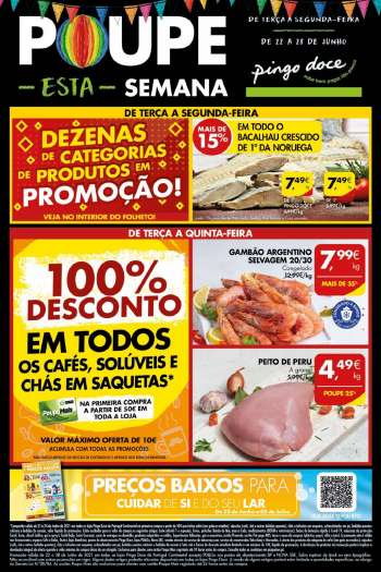 Folheto Pingo Doce - 22.6.2021 - 28.6.2021.