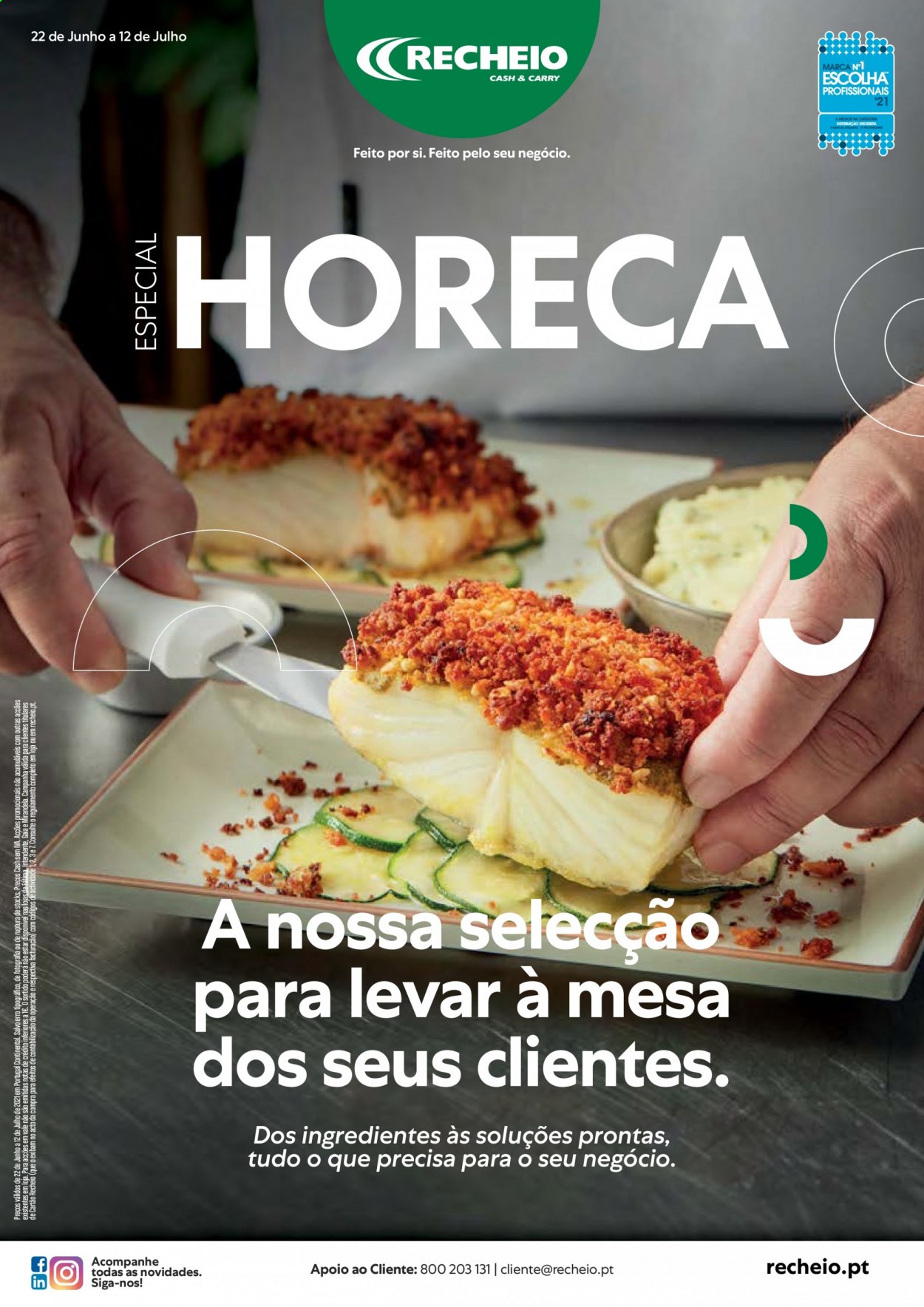 Folheto Recheio - 22.6.2021 - 12.7.2021. Página 1