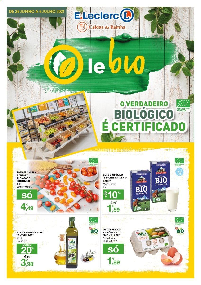 Folheto E.Leclerc - 24.6.2021 - 4.7.2021. Página 1