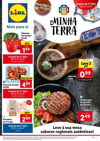 Folheto Lidl - 28.6.2021 - 4.7.2021.