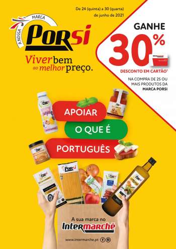 Folheto Intermarché - 24.6.2021 - 30.6.2021.