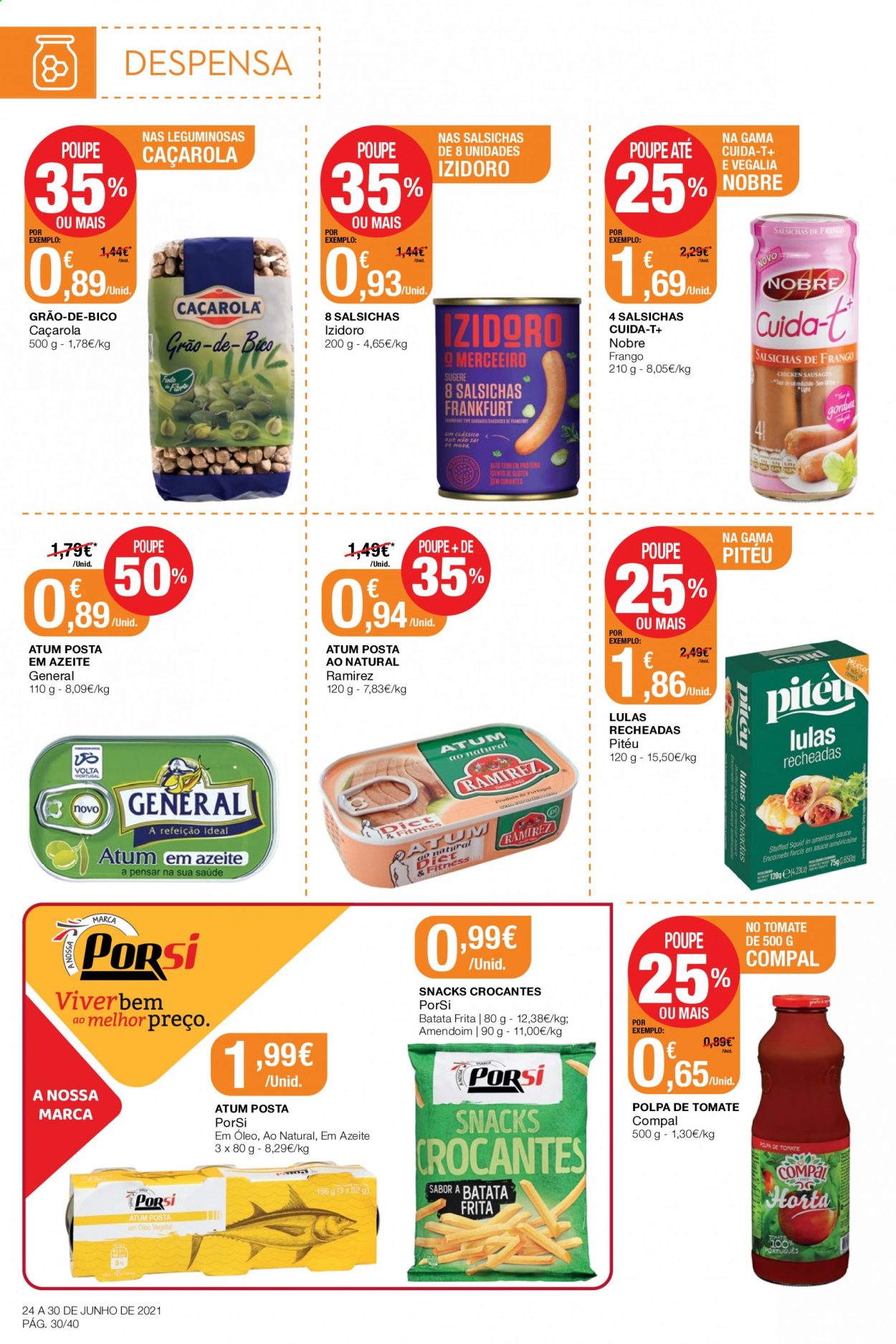 Folheto Intermarché - 24.6.2021 - 30.6.2021. Página 30