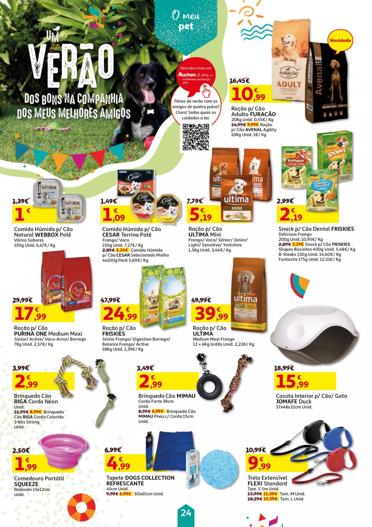 Folheto Auchan - 25.6.2021 - 7.7.2021. Página 24