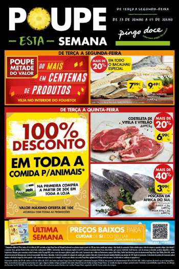 Folheto Pingo Doce - 29.6.2021 - 5.7.2021.