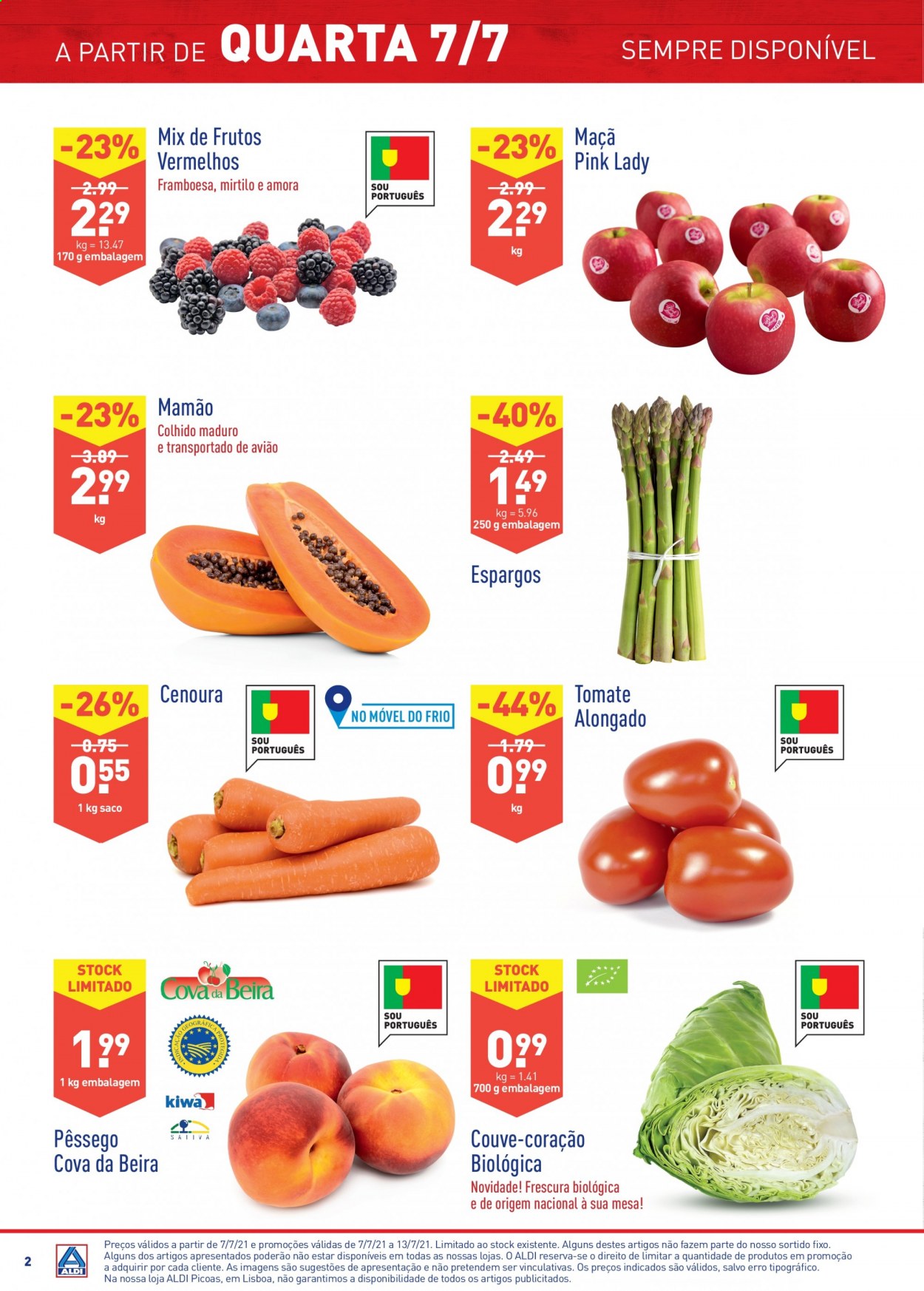 Folheto Aldi - 7.7.2021 - 13.7.2021. Página 2