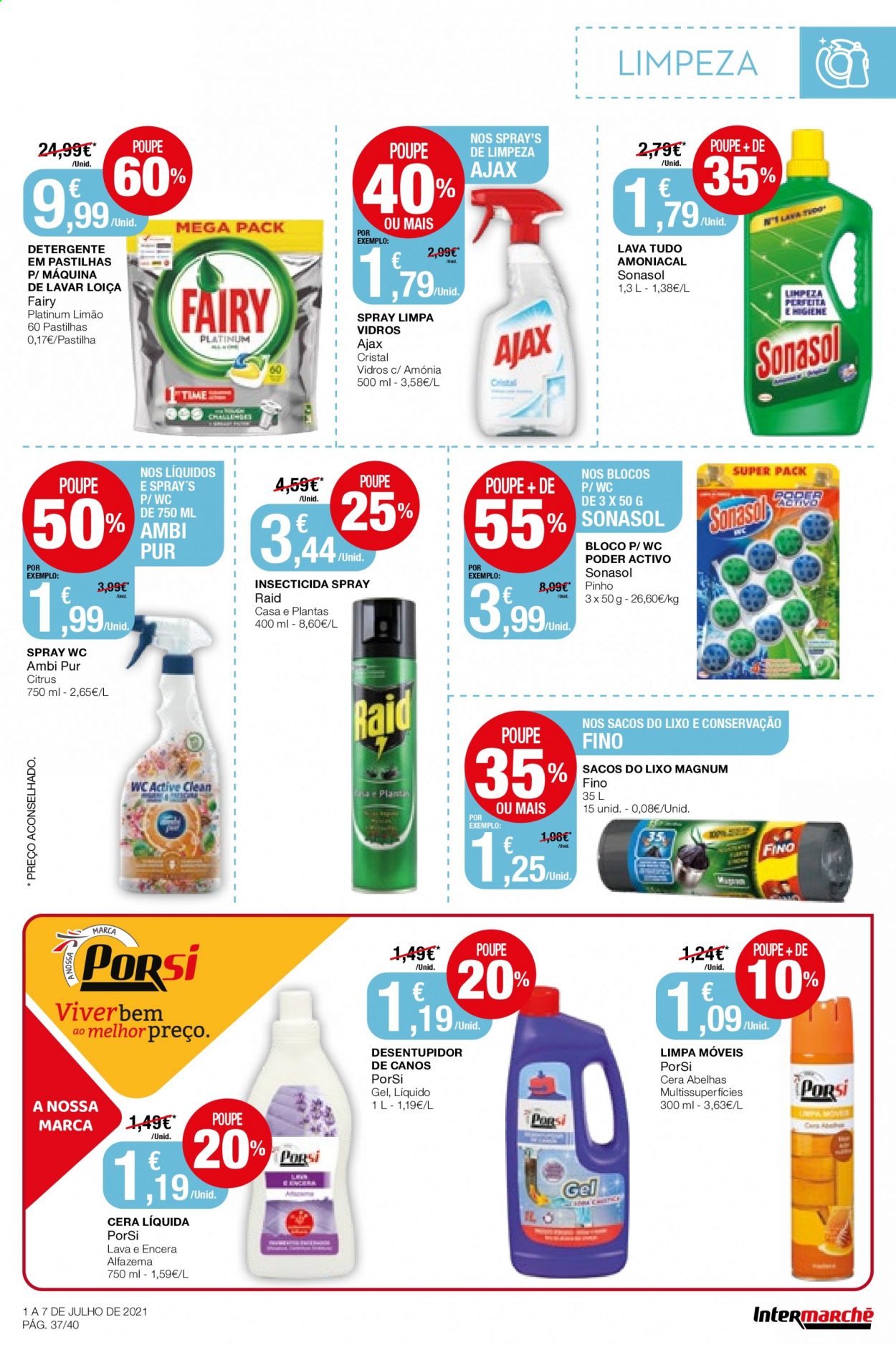 Folheto Intermarché - 1.7.2021 - 7.7.2021. Página 37