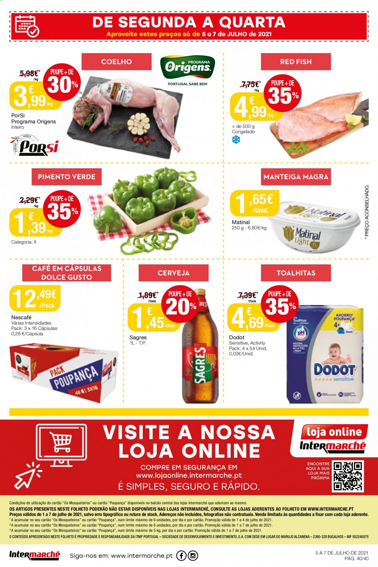 Folheto Intermarché - 1.7.2021 - 7.7.2021. Página 40