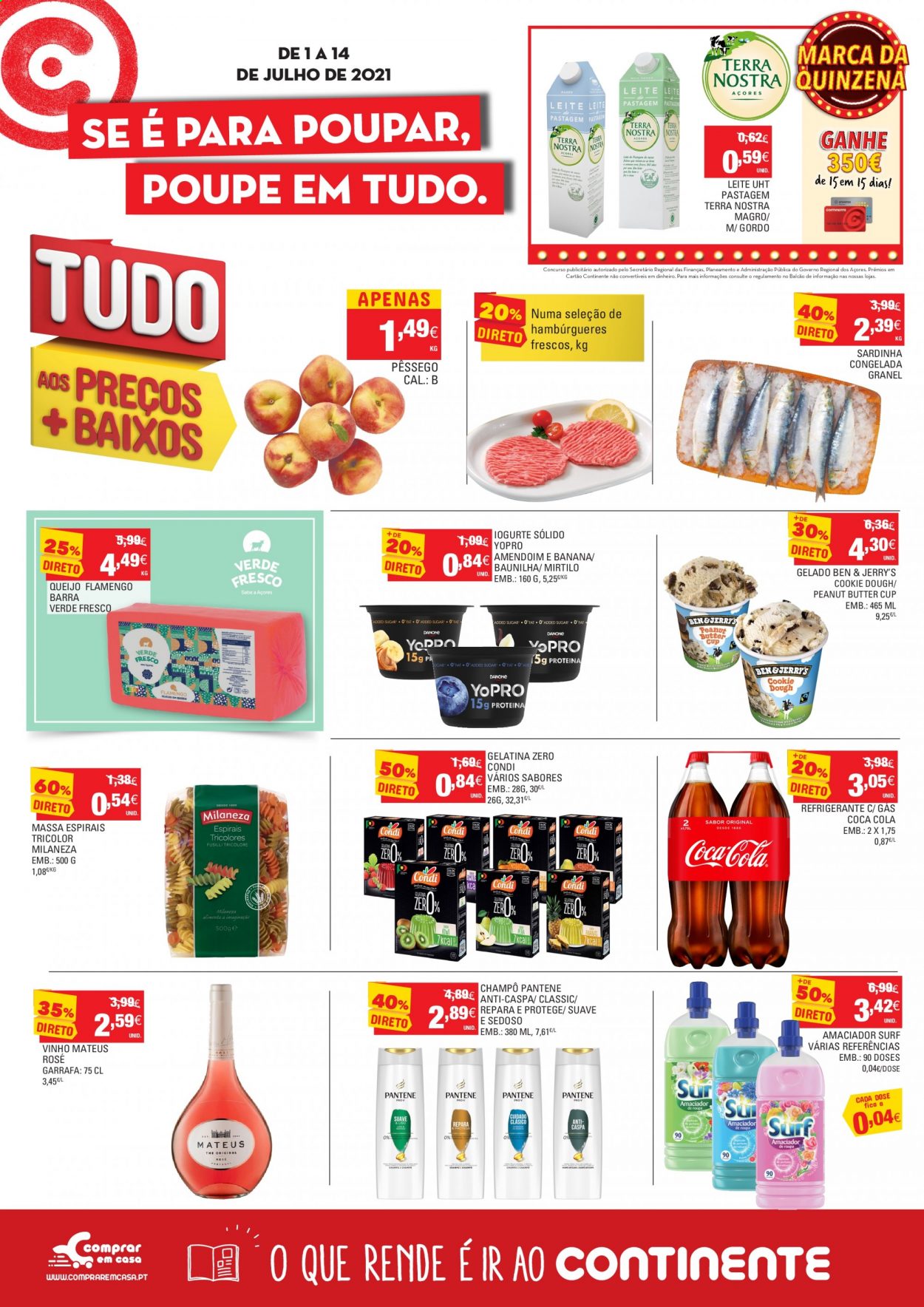 Folheto Continente Modelo - 1.7.2021 - 14.7.2021. Página 1
