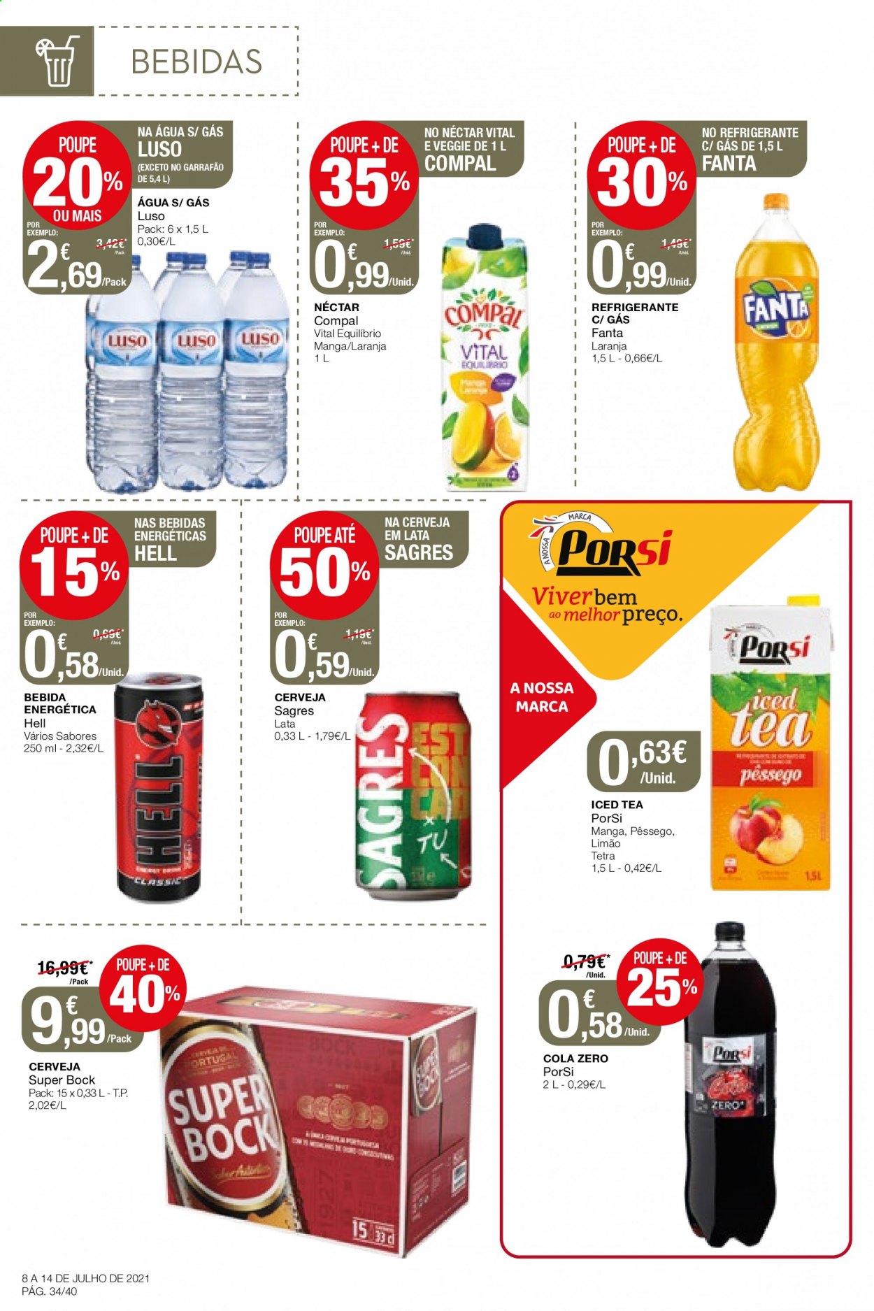 Folheto Intermarché - 8.7.2021 - 14.7.2021. Página 34