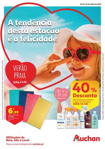 Folheto Auchan - 8.7.2021 - 21.7.2021.