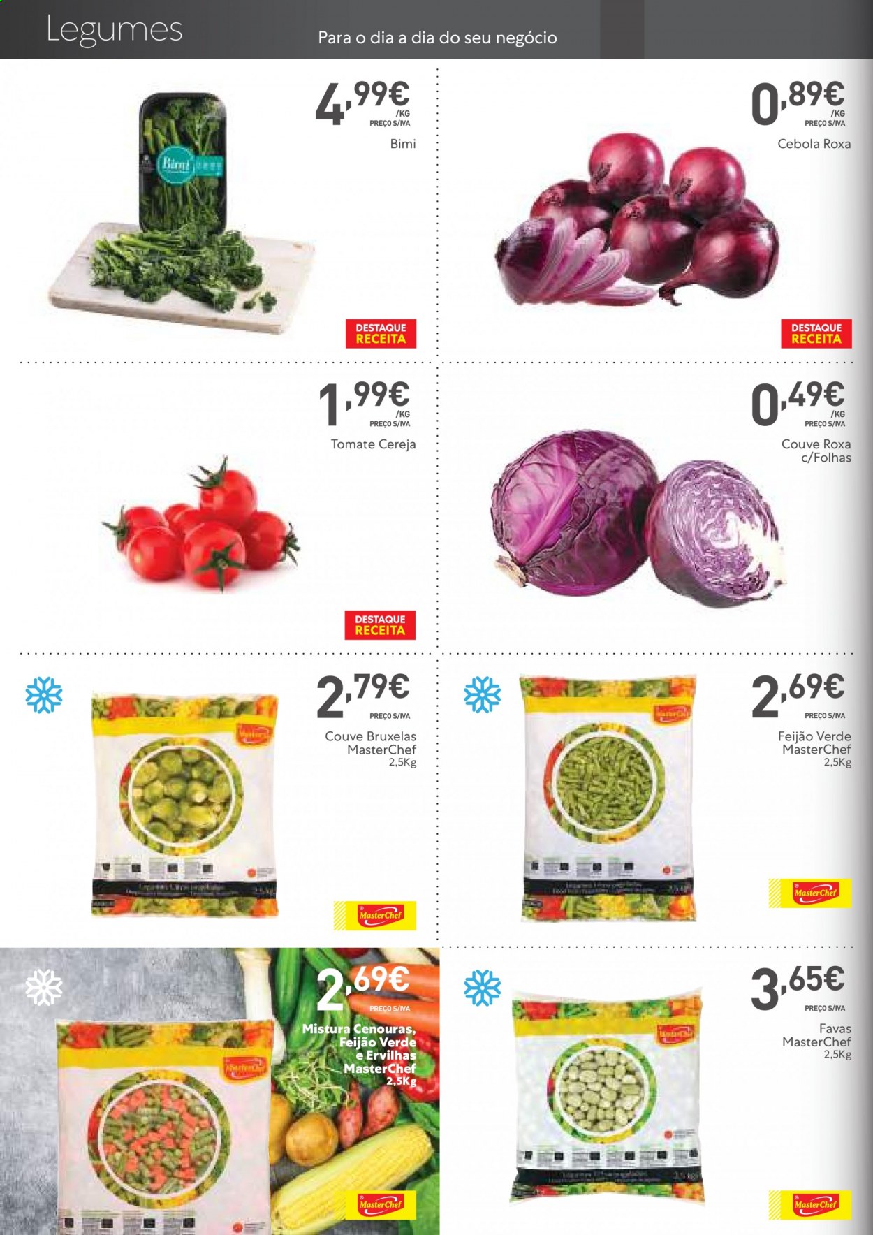 thumbnail - Folheto Recheio - 13.7.2021 - 2.8.2021 - Produtos em promoção - couve, cebola, feijão verde, legumes, feijão. Página 6.
