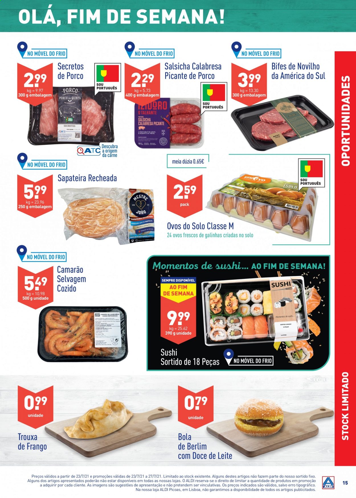 Folheto Aldi - 21.7.2021 - 27.7.2021. Página 15