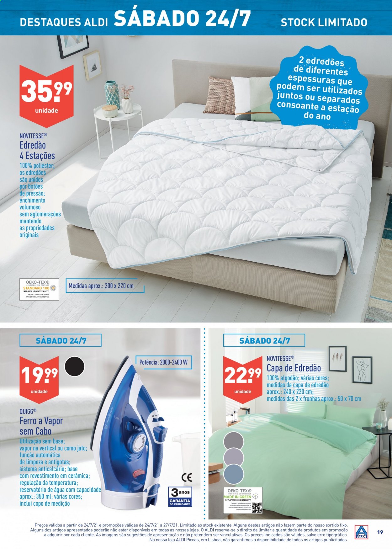 Folheto Aldi - 21.7.2021 - 27.7.2021. Página 19
