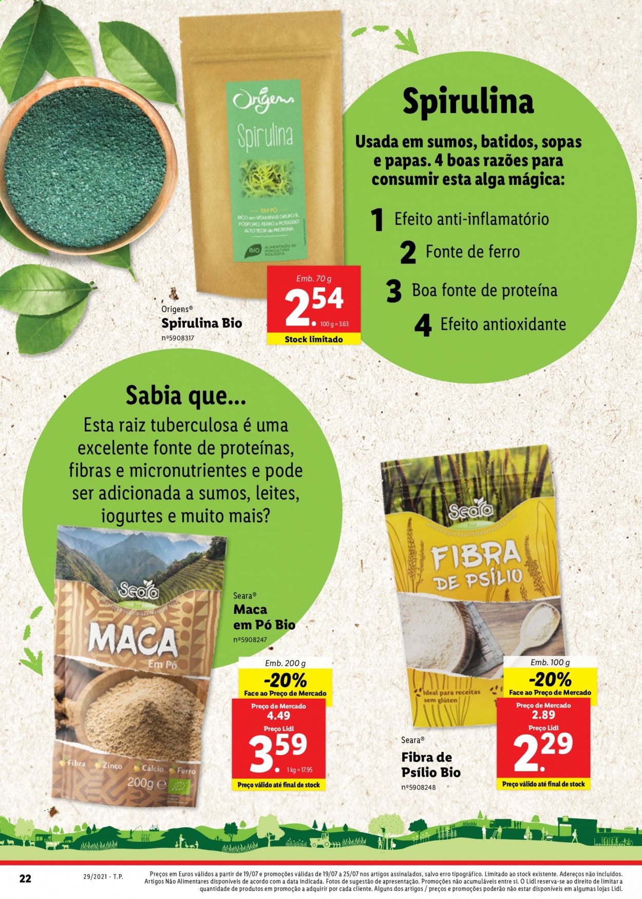 Folheto Lidl - 19.7.2021 - 25.7.2021. Página 22