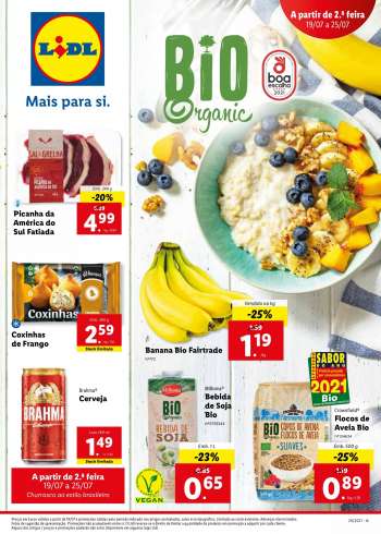 Folheto Lidl - 19.7.2021 - 25.7.2021.