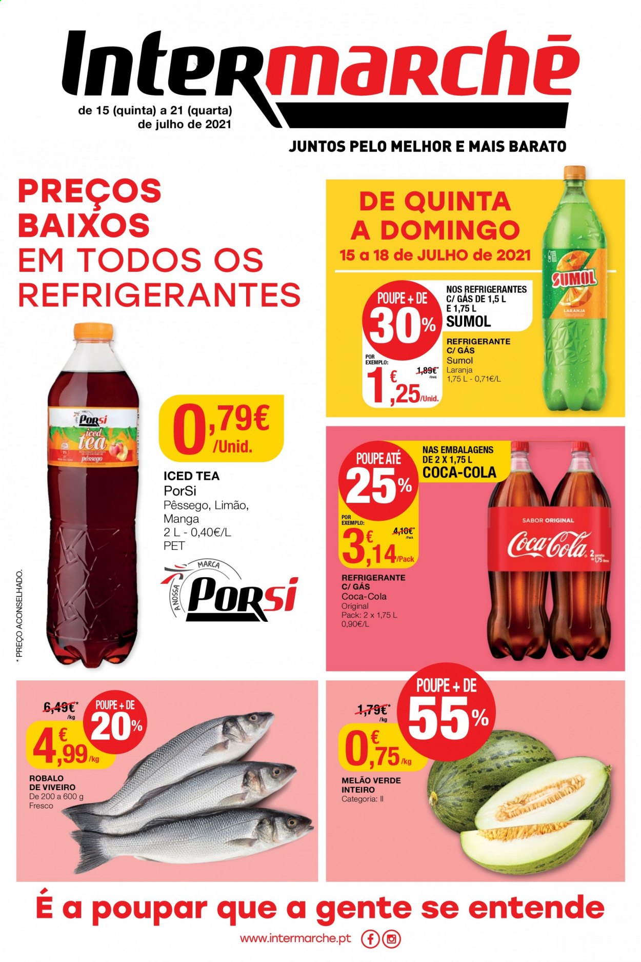 Folheto Intermarché - 15.7.2021 - 21.7.2021. Página 1