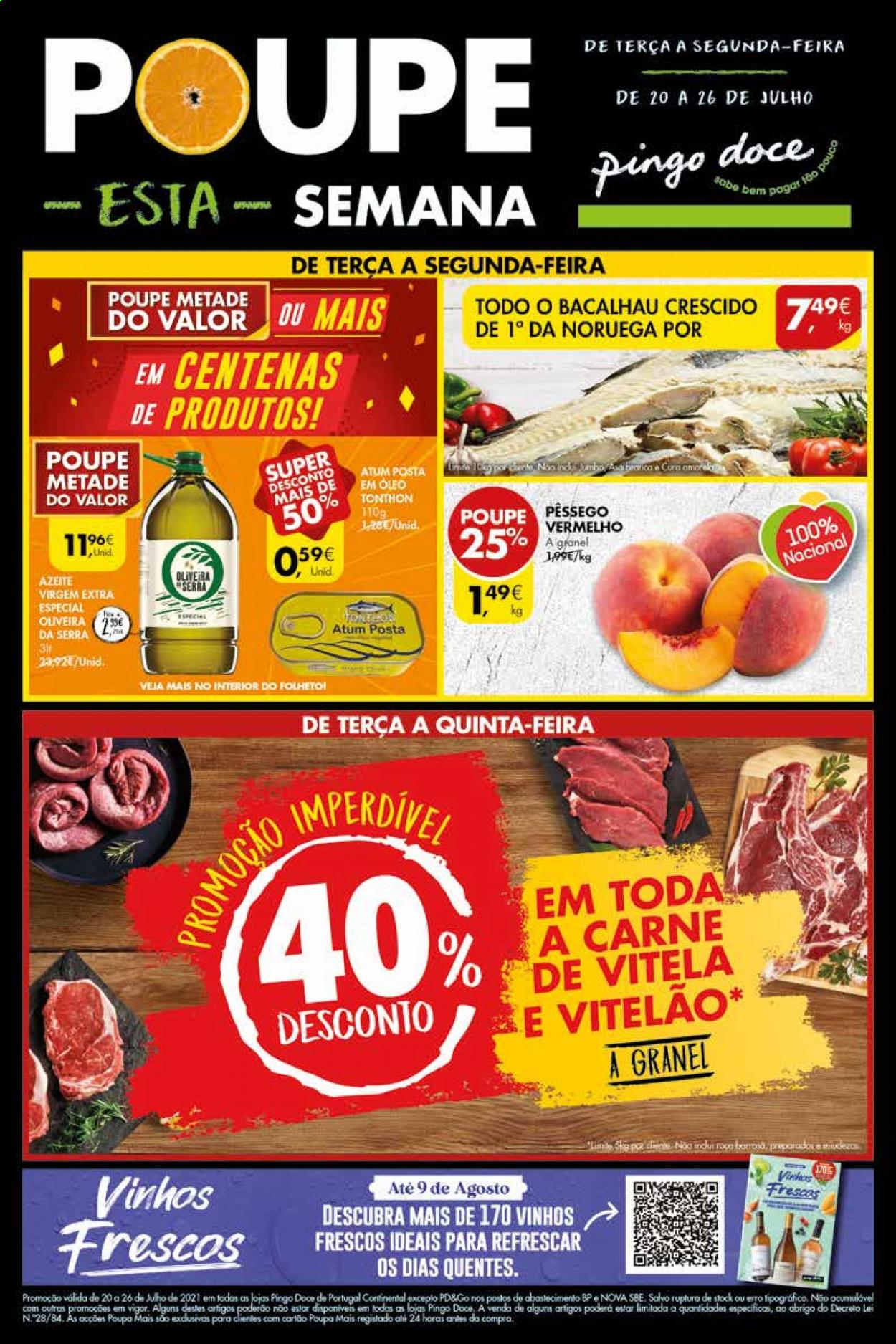 Folheto Pingo Doce - 20.7.2021 - 26.7.2021. Página 1