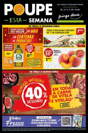 Folheto Pingo Doce - 20.7.2021 - 26.7.2021.