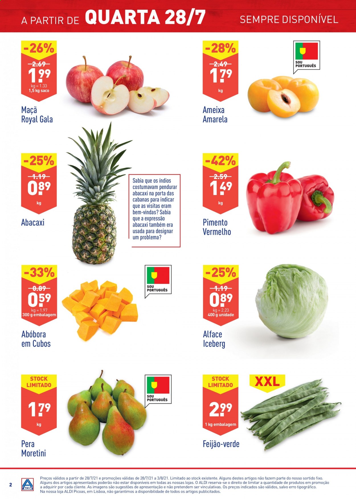 Folheto Aldi - 28.7.2021 - 3.8.2021. Página 2