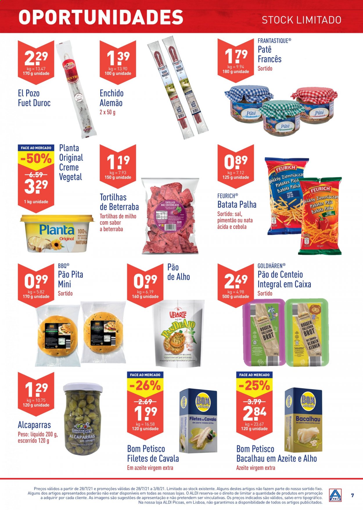 Folheto Aldi - 28.7.2021 - 3.8.2021. Página 7