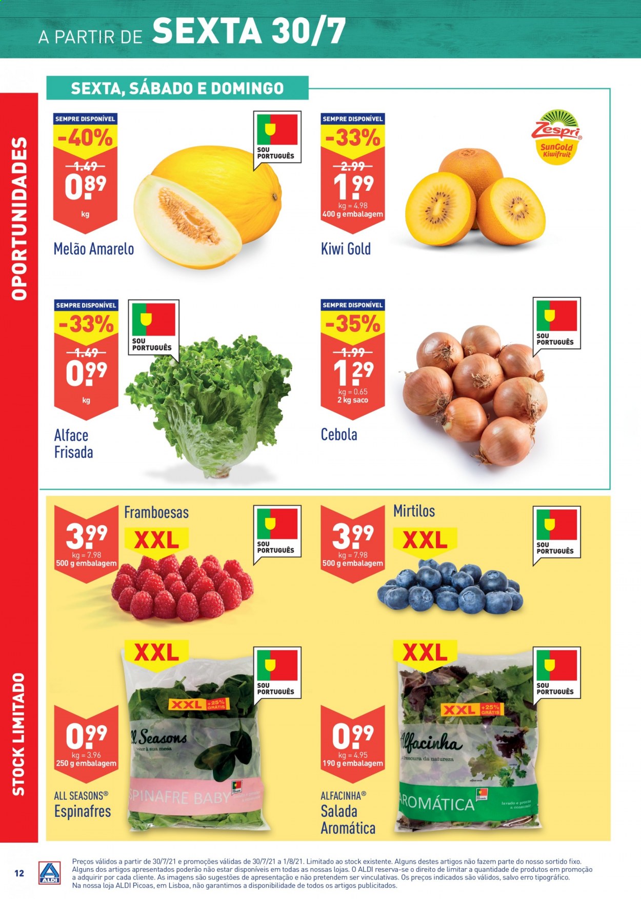 Folheto Aldi - 28.7.2021 - 3.8.2021. Página 12