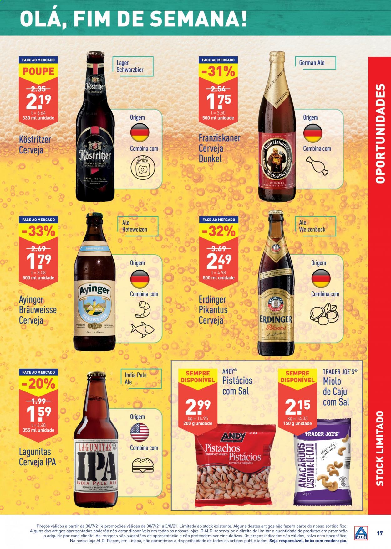 Folheto Aldi - 28.7.2021 - 3.8.2021. Página 17