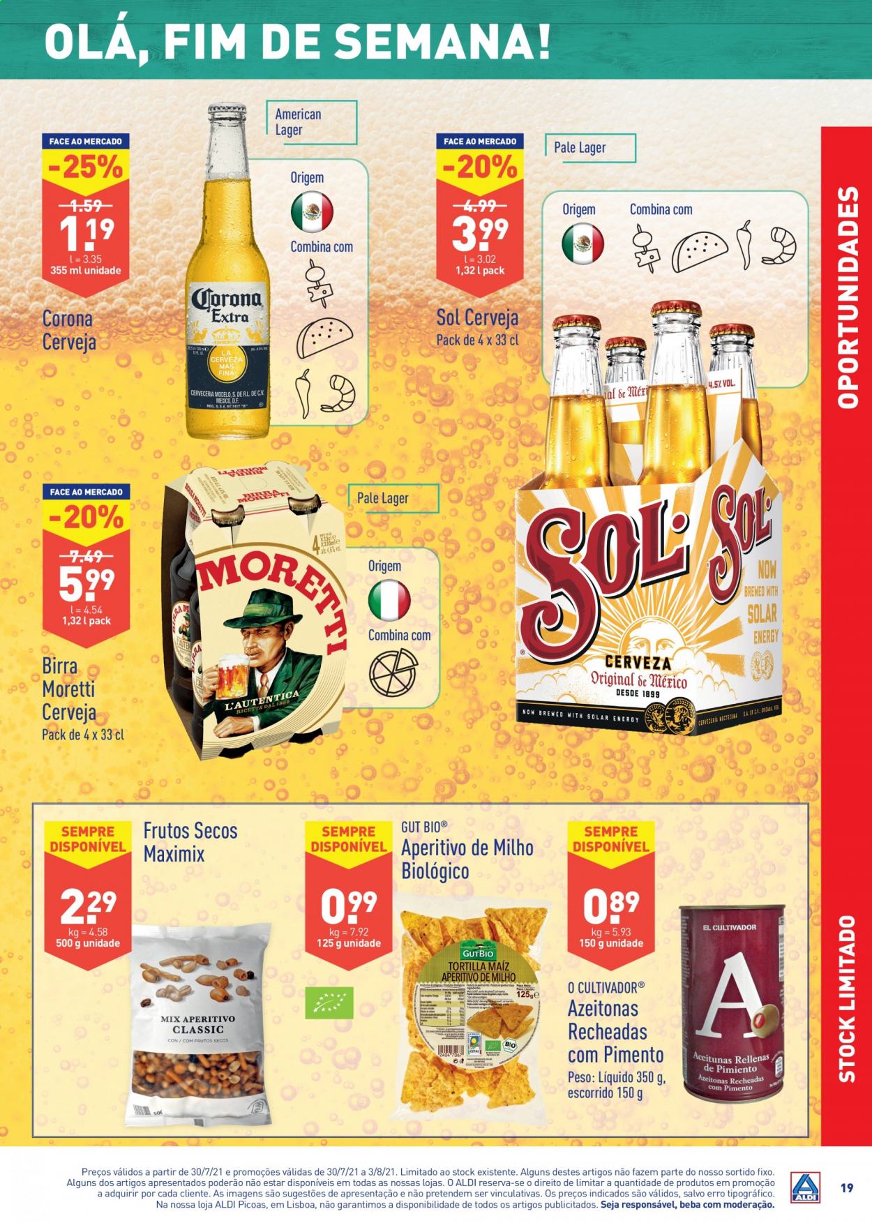 Folheto Aldi - 28.7.2021 - 3.8.2021. Página 19