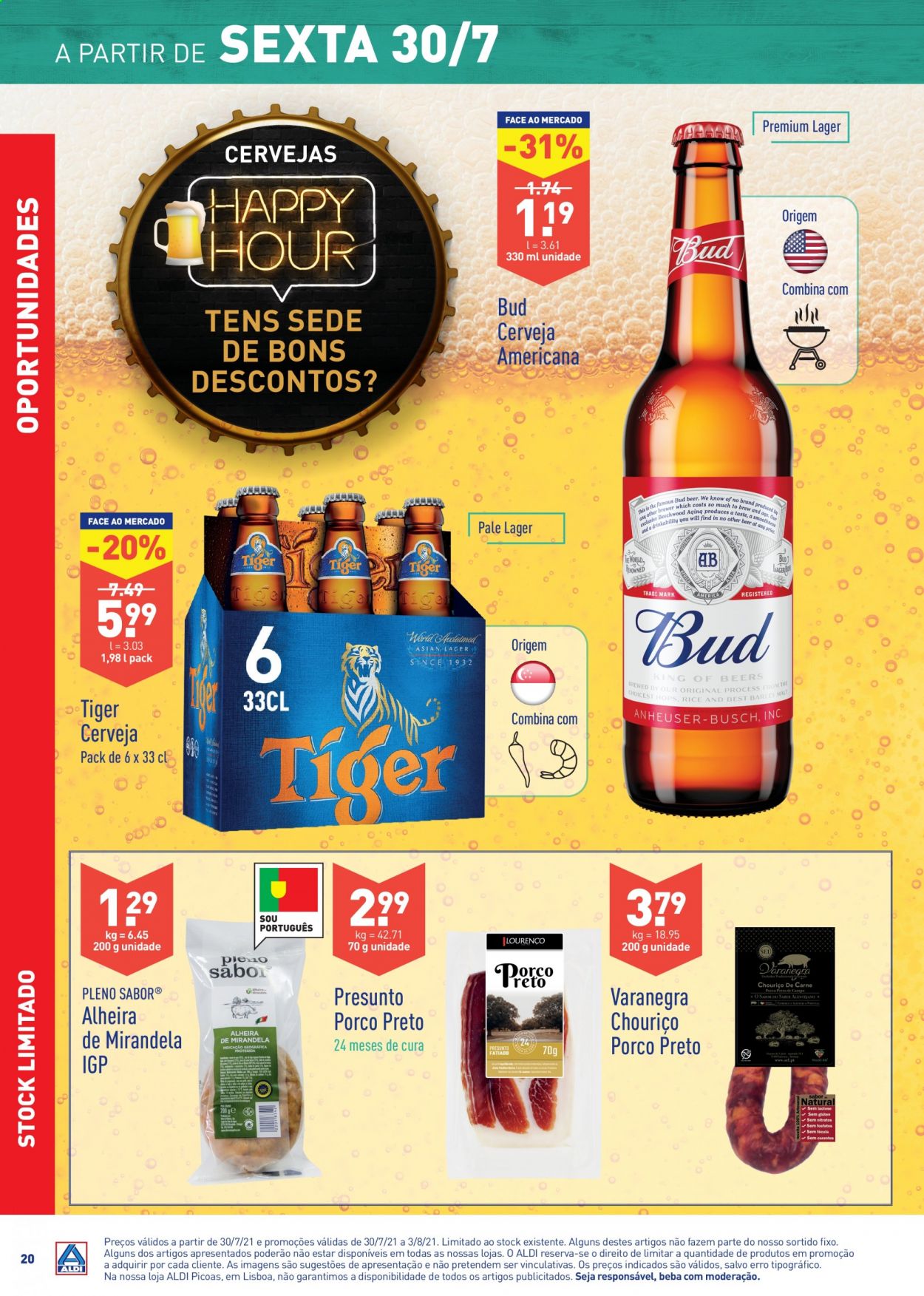 Folheto Aldi - 28.7.2021 - 3.8.2021. Página 20