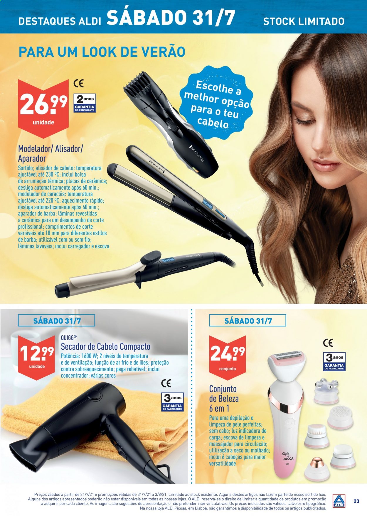 Folheto Aldi - 28.7.2021 - 3.8.2021. Página 23