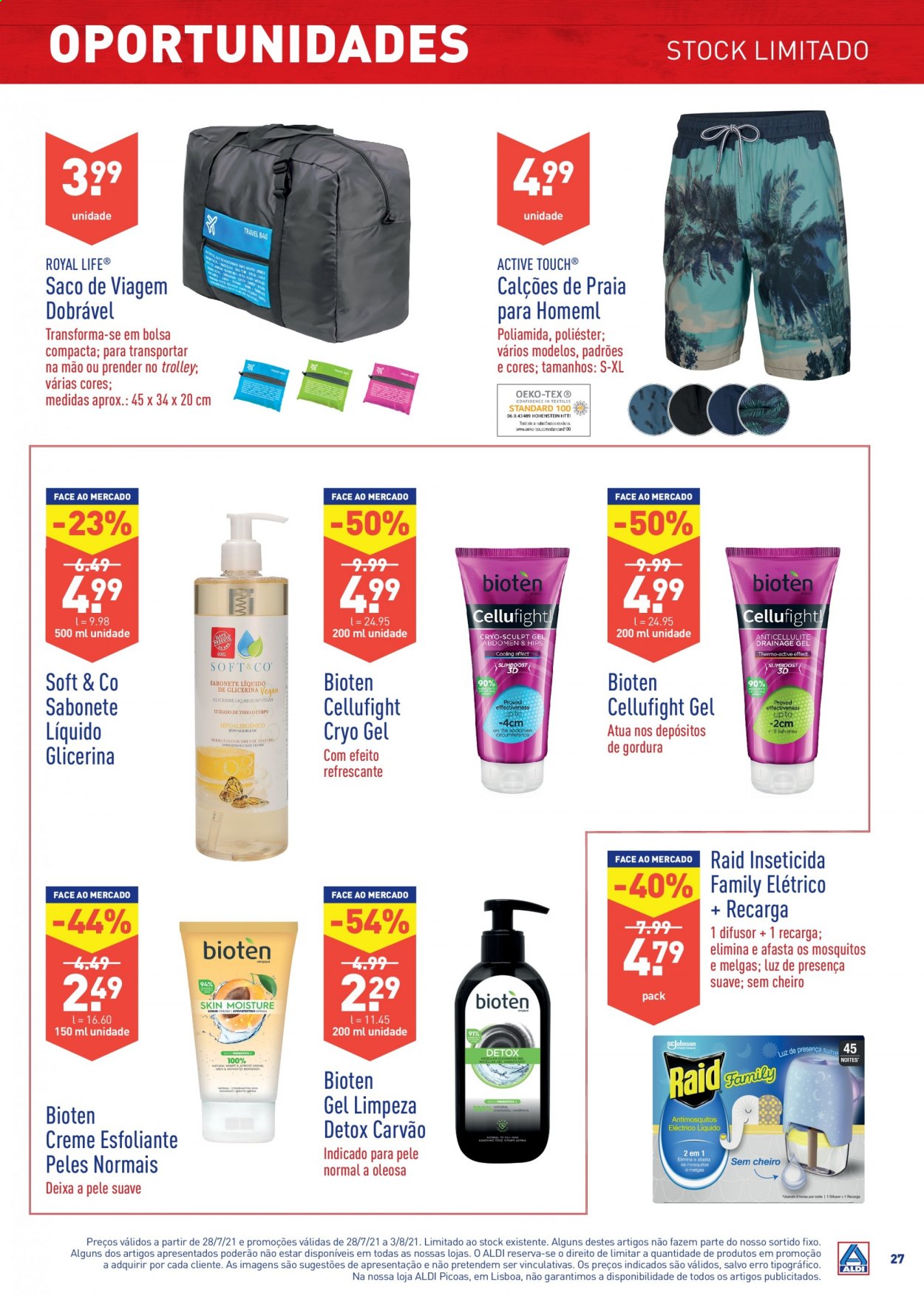 Folheto Aldi - 28.7.2021 - 3.8.2021. Página 27