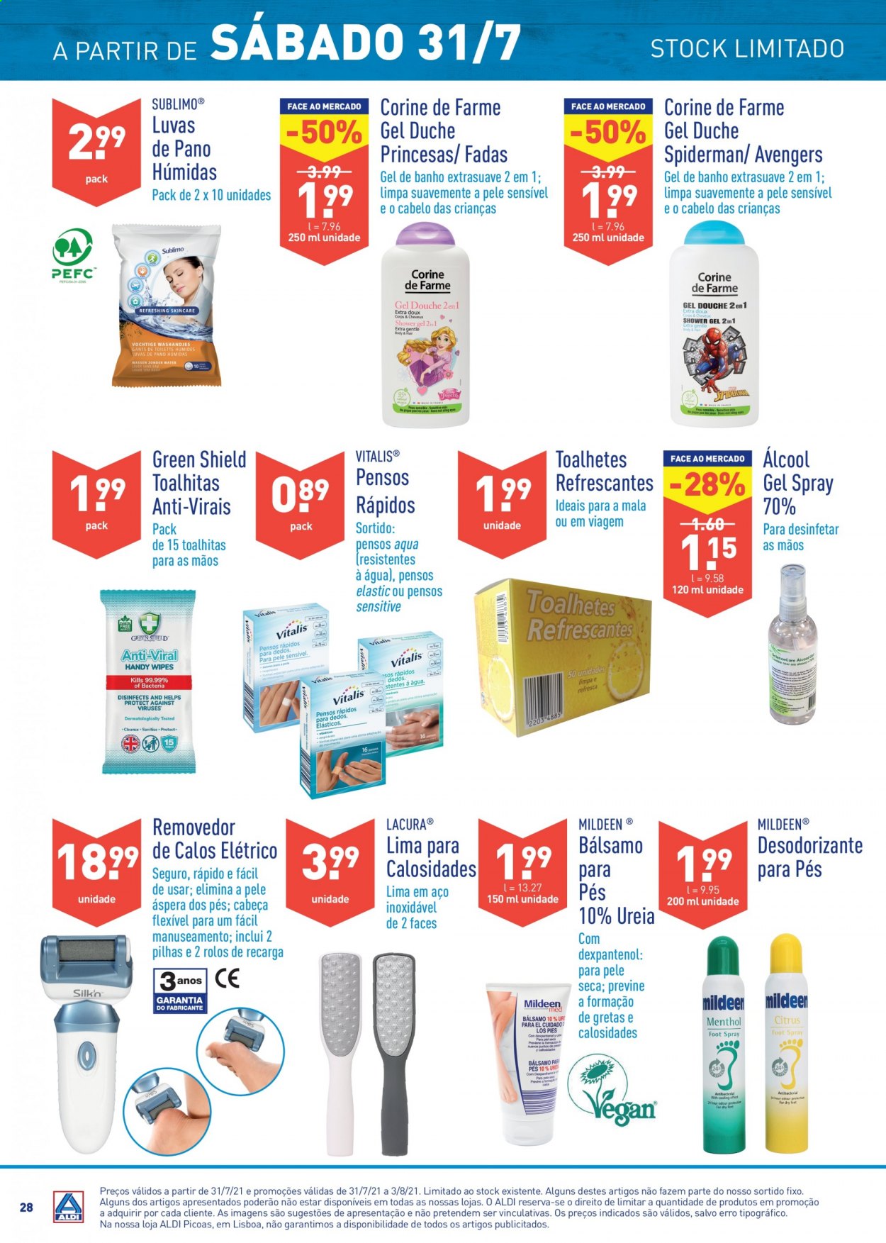 Folheto Aldi - 28.7.2021 - 3.8.2021. Página 28