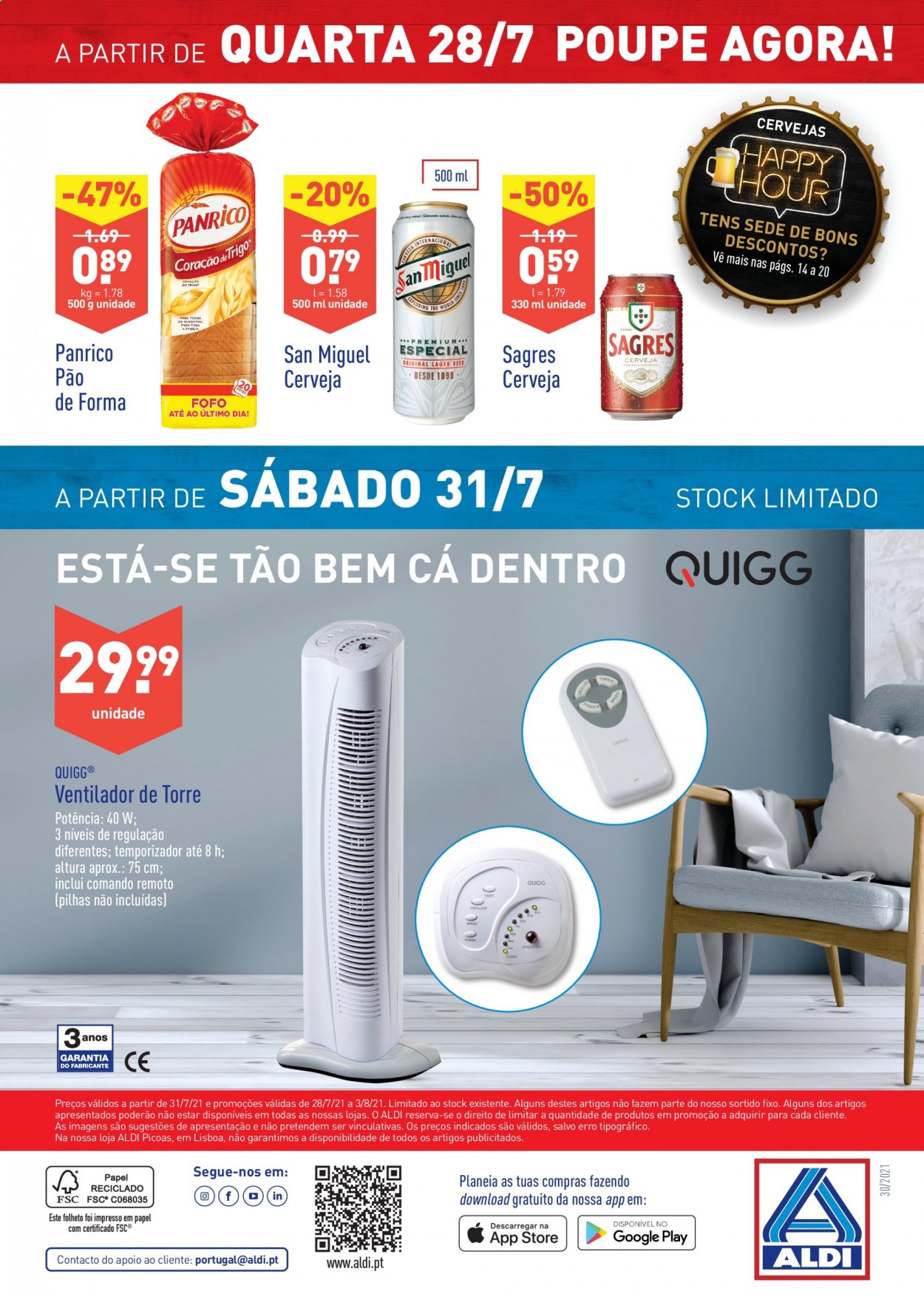Folheto Aldi - 28.7.2021 - 3.8.2021. Página 36