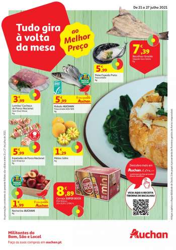 Folheto Auchan - 21.7.2021 - 27.7.2021.