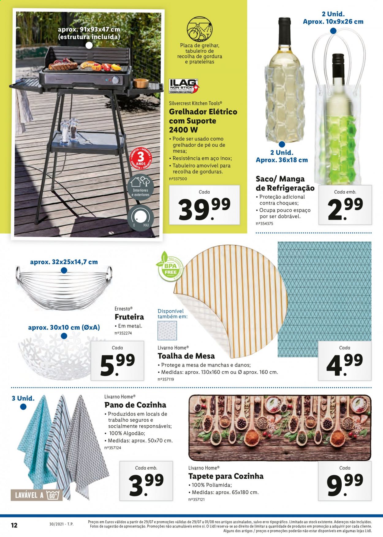 Folheto Lidl - 26.7.2021 - 1.8.2021. Página 12