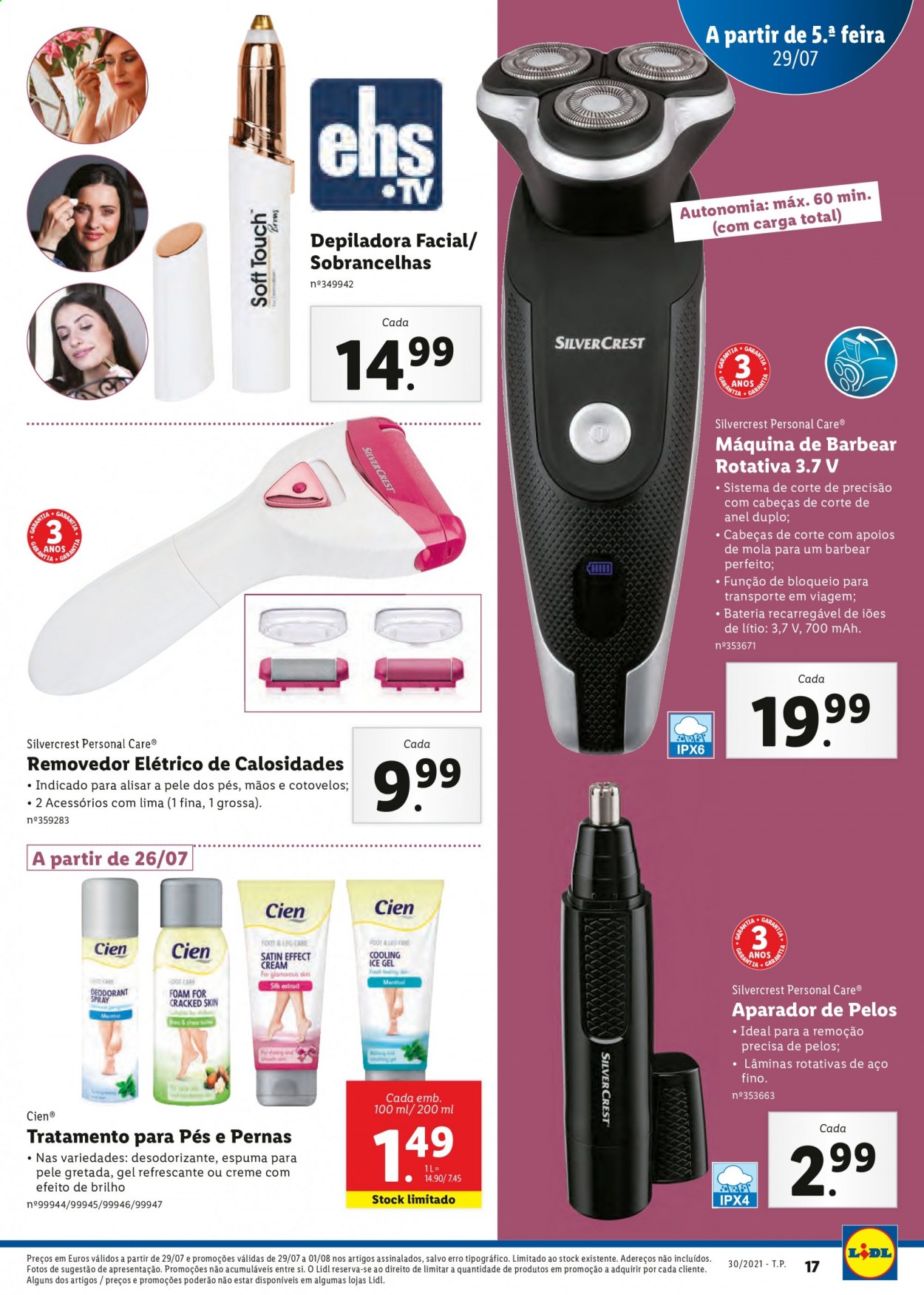 Folheto Lidl - 26.7.2021 - 1.8.2021. Página 17
