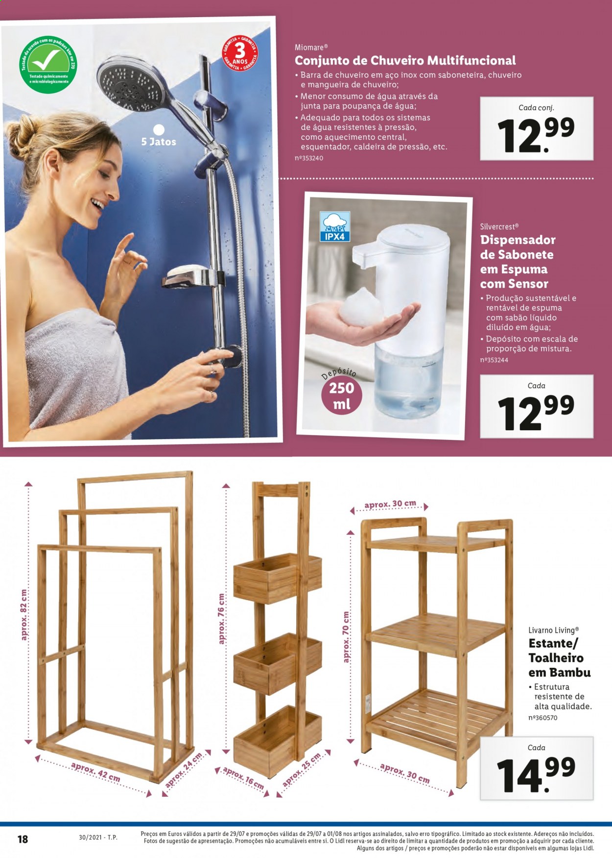 Folheto Lidl - 26.7.2021 - 1.8.2021. Página 18