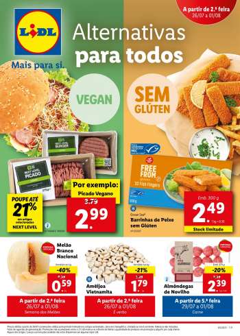 Folheto Lidl - 26.7.2021 - 1.8.2021.